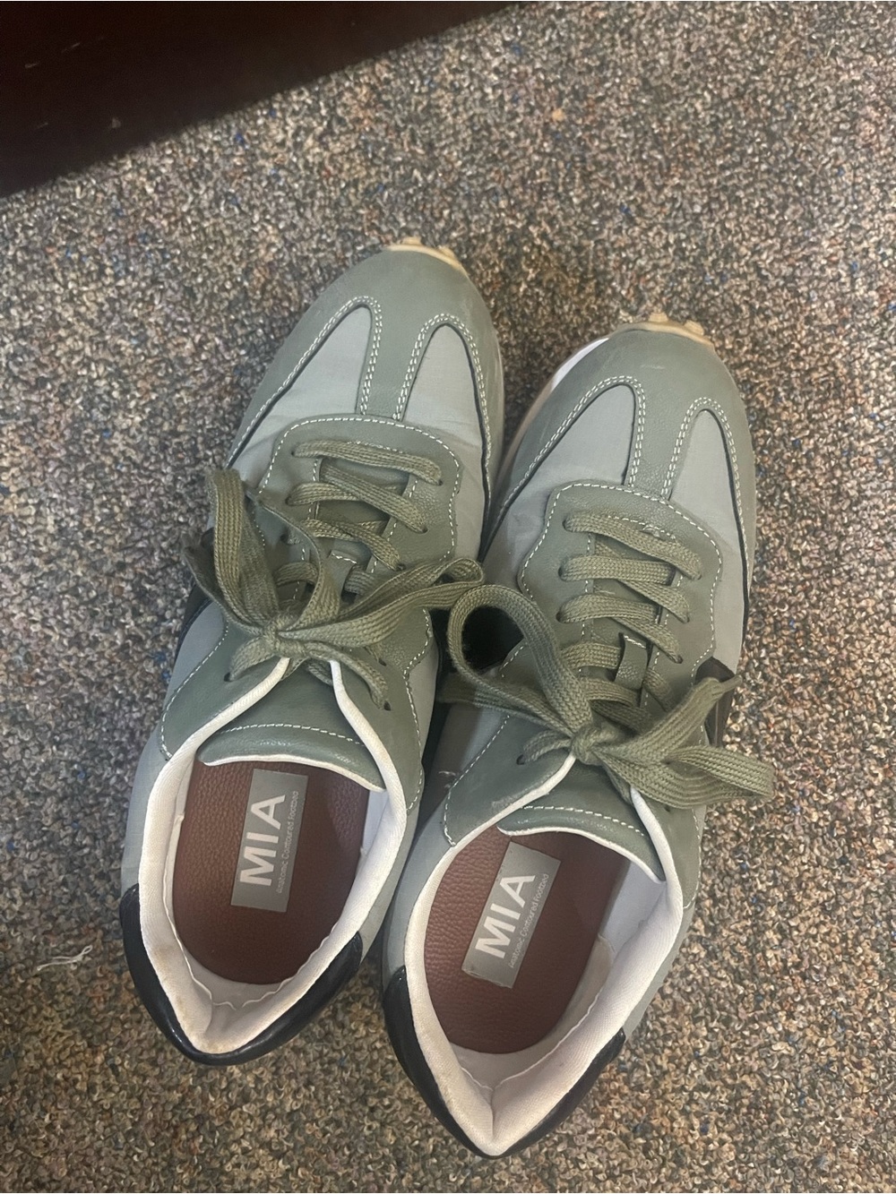 MIA Women’s Green and Black Runner Sneakers - Picture 5 of 9